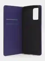 Фиолетовый чехол-книжка для Redmi 10 (4G) из нубука Super Creative