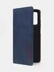 Синий чехол-книжка для Redmi 10 (4G) из нубука Super Creative