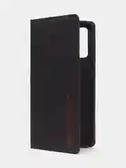Черный чехол-книжка для Redmi 10 (4G) из нубука Super Creative