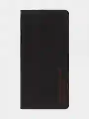 Черный чехол-книжка для Redmi 10 (4G) из нубука Super Creative