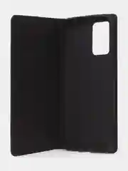 Черный чехол-книжка для Redmi 10 (4G) из нубука Super Creative