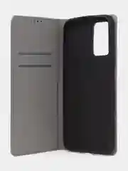 Серый чехол-книжка для Redmi 10 (4G) из нубука Super Creative
