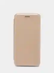 Золотой чехол-книжка Samsung Galaxy S21 FE, Самсунг Галакси С21 ФЕ