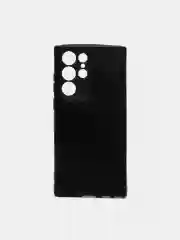 Чехол Samsung Galaxy S22 Ultra, Самсунг Галаски С22 Ультра черный, силиконовый, под кожу