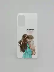 Бирюзовый чехол Samsung Galaxy M52, Самсунг Галакси М52 силиконовый с рисунком