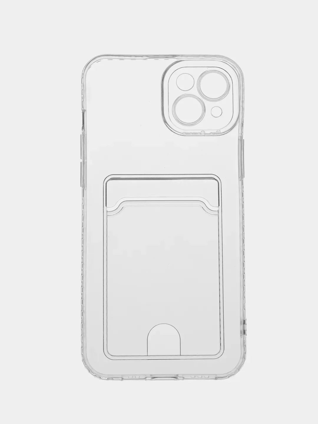 Белый чехол для iPhone 14 Plus, с карманом для карт