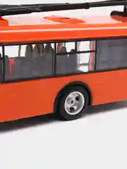 Красный троллейбус со светом и звуком