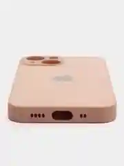 Розовый чехол для айфон со стеклянной панелью iPhone 11, 12, 13, 14, Pro, 12 Pro Max, 14 Pro