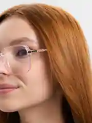 Розовый имиджевые очки