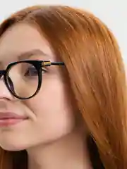 Черный имиджевые очки