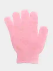 Розовый массажная  мочалка перчатка  для пилинга