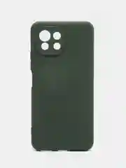 Тёмно-зелёный чехол Mi 11 Lite, Xiaomi 11 Lite 5G NE, Ми 11 Лайт, Сяоми 11 Лайт 5G НЕ, силиконовый