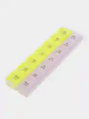 Лавандовый таблетница 14 секций на 7 дней утро-вечер