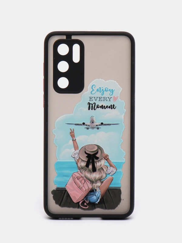 Чехол для Huawei Honor P30 Lite, P30 Pro, P40, P40 Pro,P40 Lite E/Y7P/9C, Y6P, с бортиками