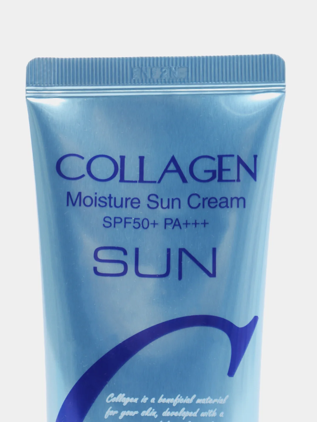 Синий солнцезащитный крем для лица и тела Enough SPF 50+ с коллагеном,увлажняющий,спф, от солнца