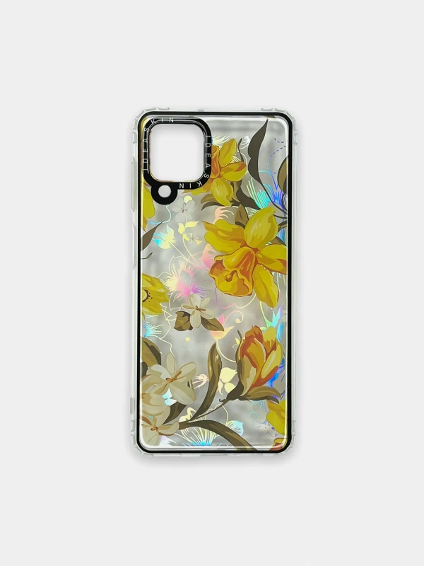 Чехол Samsung Galaxy M32, Самсунг Галакси М32 твердый прозрачный с рисунком