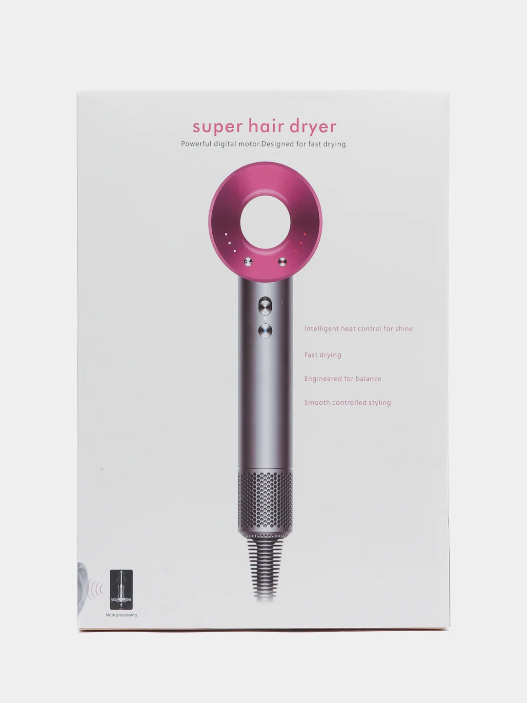 Красный фен для волос Xiaomi SenCiciMen Hair Dryer HD15 EU (с европейской вилкой)