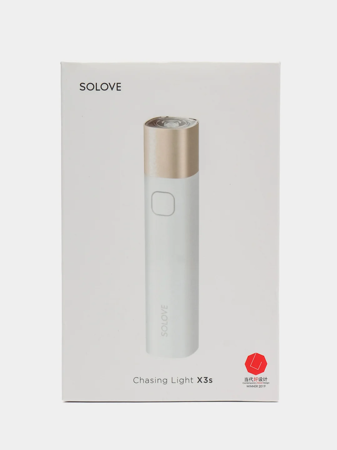 Фиолетовый фонарь портативный Xiaomi Solove X3s Portable Flashlight Power Bank