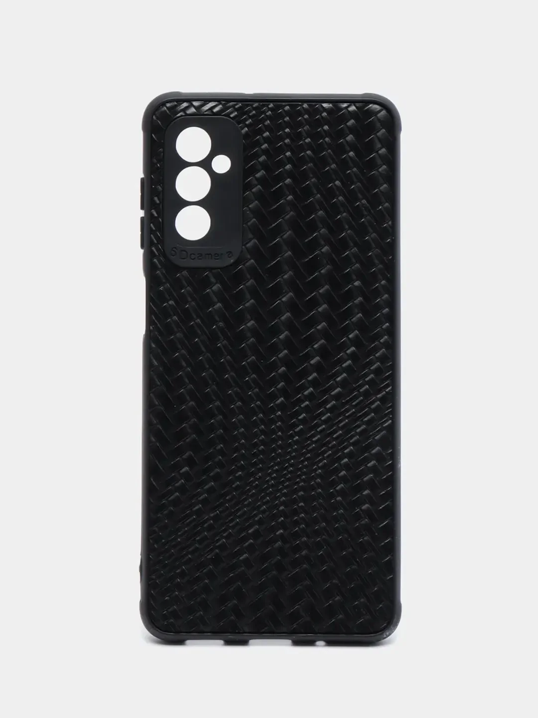 Чехол Samsung Galaxy M52, Самсунг Галакси М52 черный, силиконовый, под кожу