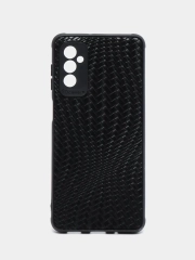Чехол Samsung Galaxy M52, Самсунг Галакси М52 черный, силиконовый, под кожу