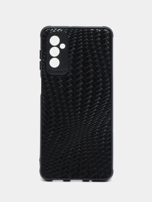 Чехол Samsung Galaxy M52, Самсунг Галакси М52 черный, силиконовый, под кожу