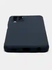 Синий силикон матовый чехол для Samsung A03, A23, A33, A53, A73, A22, S21FE с защитой камеры