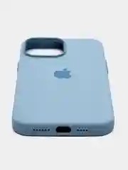 Голубой чехол Silicon case magsafe для iPhone 13 mini / 13 / 13 pro / 13 pro max