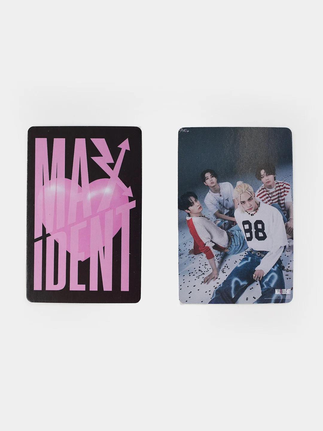 Розовый карточки Stray Kids 55шт