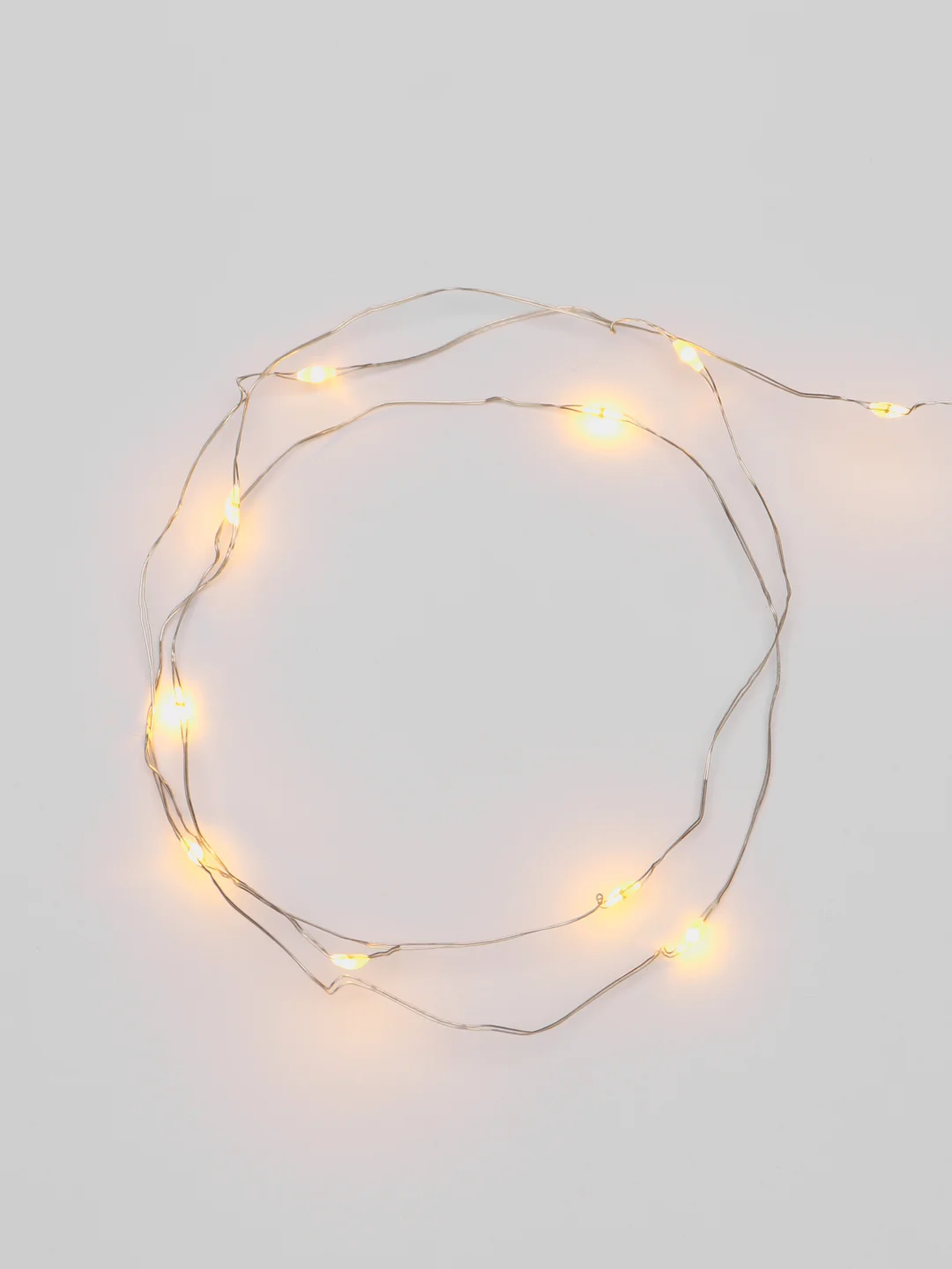 Гирлянда "Нить", 10 LED, свечение жёлтое, 1 м