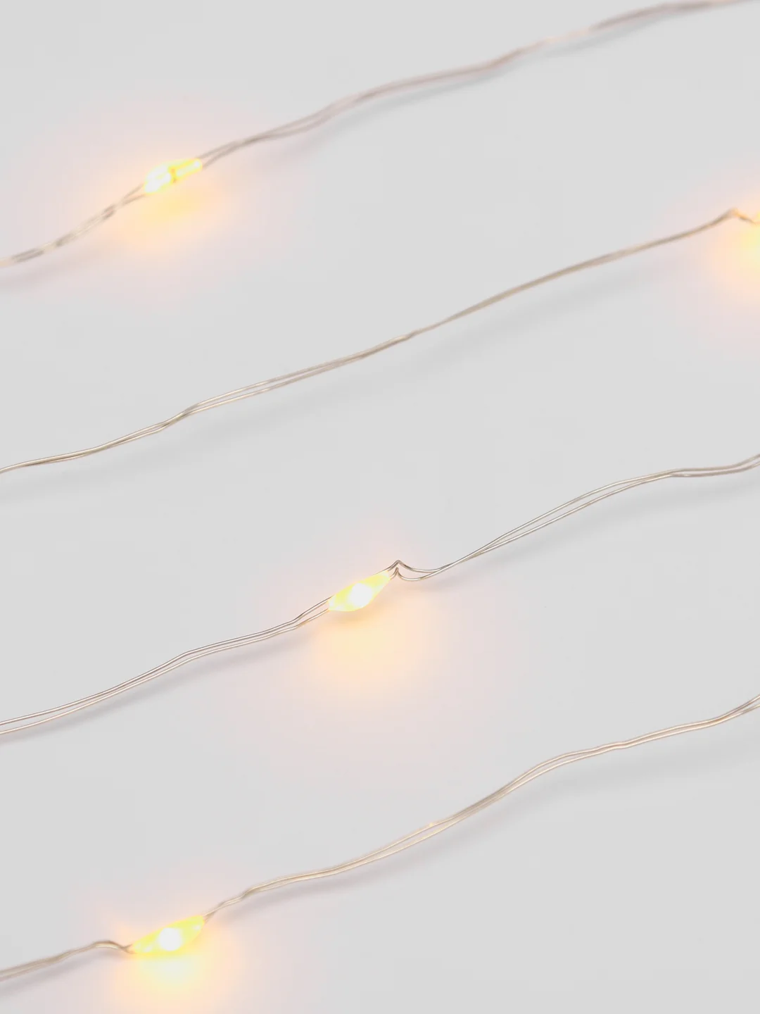Гирлянда "Нить", 10 LED, свечение жёлтое, 1 м