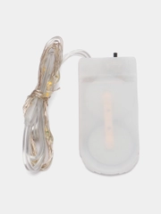 Гирлянда "Нить", 10 LED, свечение жёлтое, 1 м