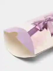 Фиолетовый коробка подарочная, складная, упаковка подарка