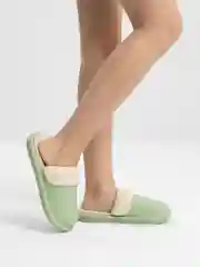 Мятный тапочки комнатные домашние женские, мужские