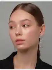 Золотой серьги-подвески