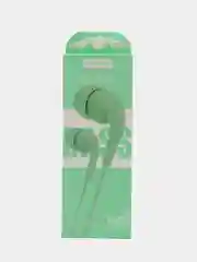 Салатовый наушники с микрофоном, разные цвета