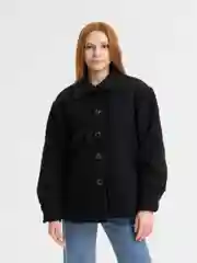 Черный дубленка женская "Teddy"
