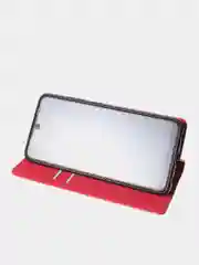 Красный чехол-книжка для Samsung A33 из нубука Super Creative