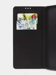 Черный чехол-книжка для Samsung A53 из нубука Super Creative