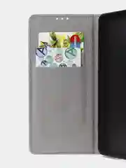 Серый чехол-книжка для Samsung A53 из нубука Super Creative