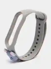 Серый силиконовый ремешок Xiaomi Mi Band 5