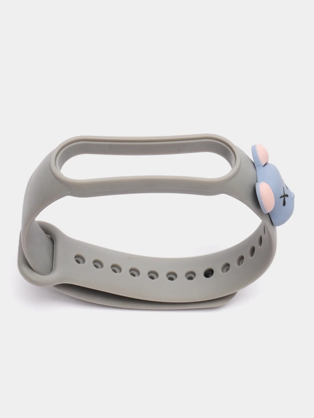 Серый силиконовый ремешок Xiaomi Mi Band 5