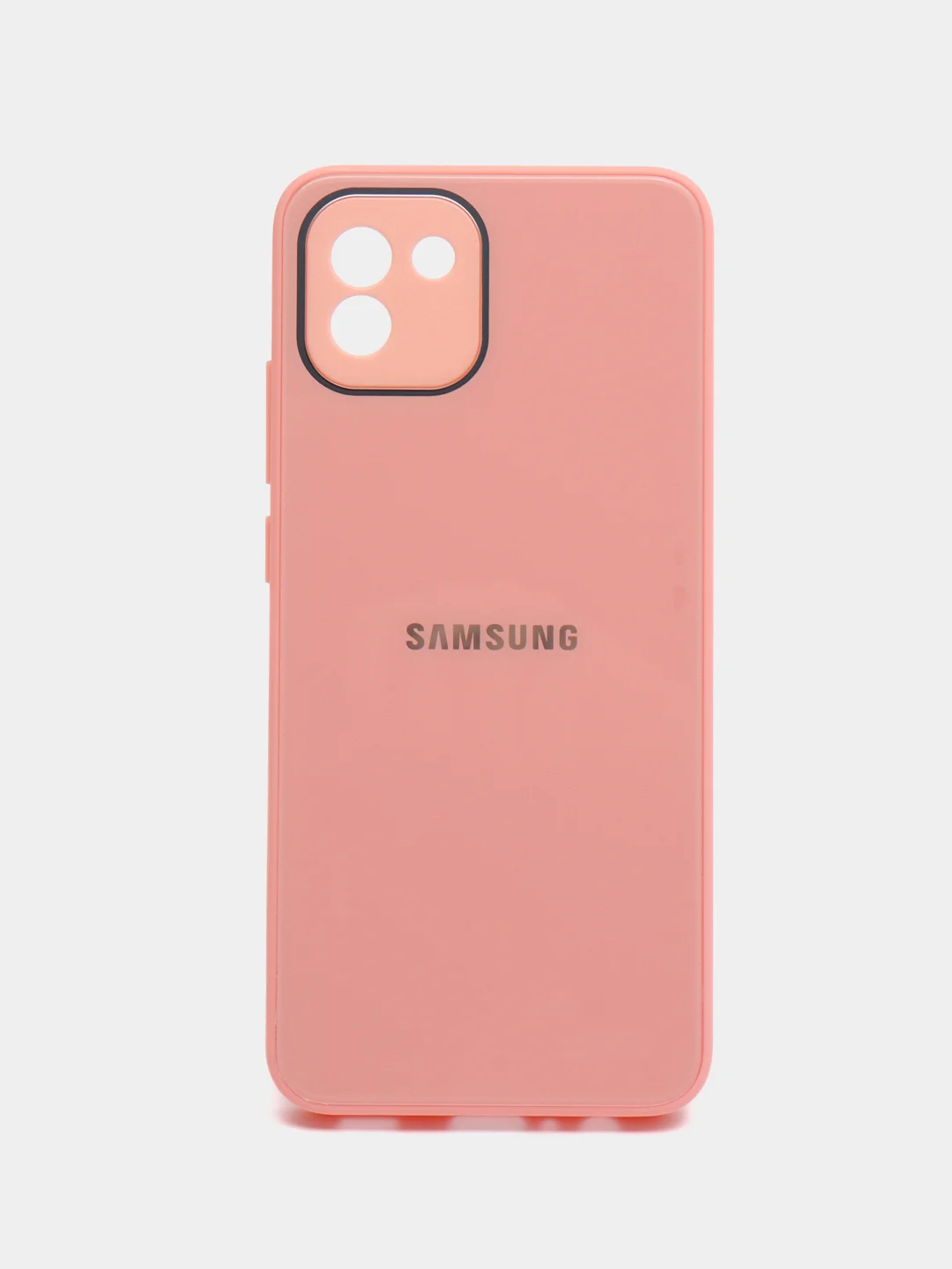 Конфетный чехол Samsung Galaxy A03 (Самсунг Галакси А03), пластиковый, глянцевый, под стекло