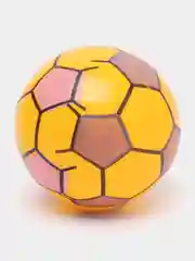 Белый мяч резиновый, надувной, пляжный 22 см