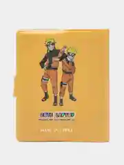 Желтый блокнотик "Наруто", с ручкой, 7,5 х 8 см