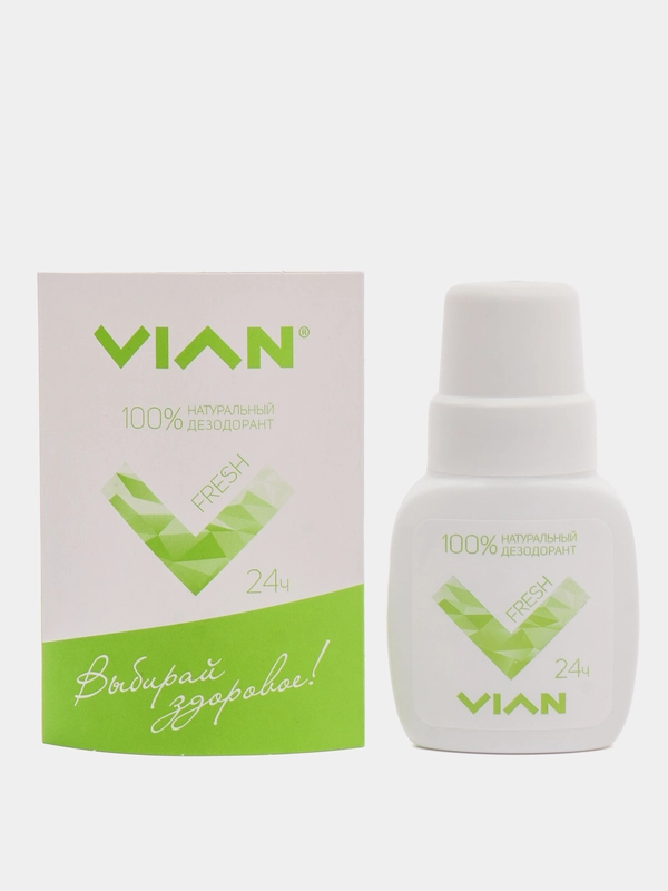Натуральный дезодорант VIAN (ВИАН) "FRESH", концентрированный, бодрящий, 50 мл