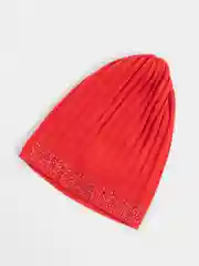 Алый шапка женская