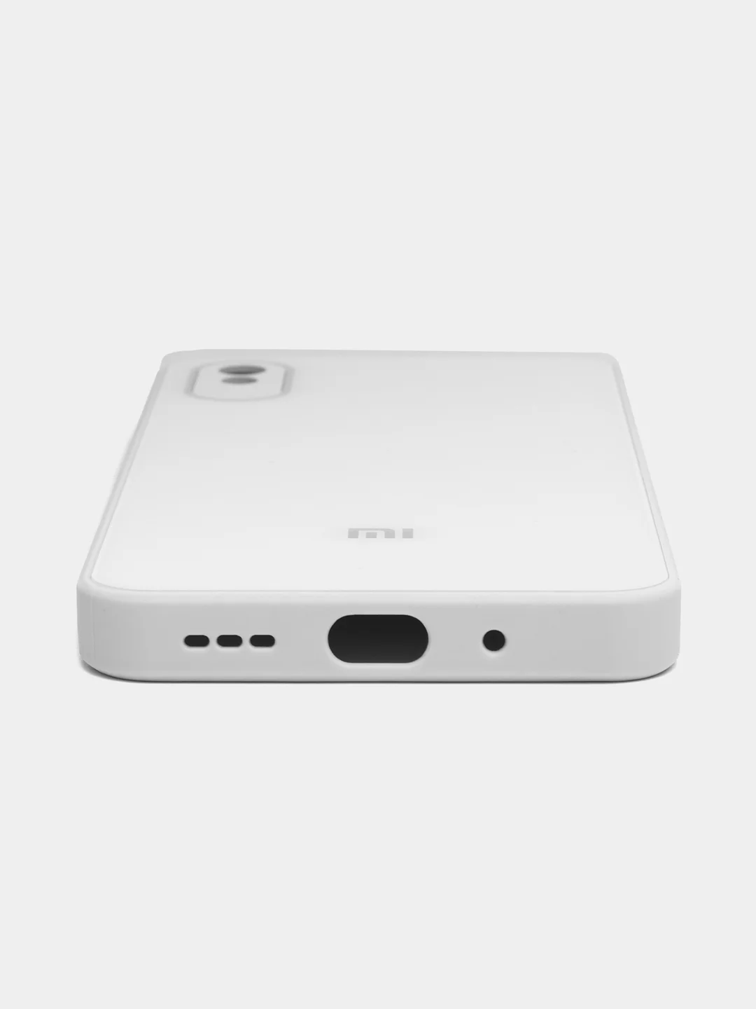 Белый чехол Xiaomi Redmi 9A, Сяоми Редми 9А, пластиковый под стекло