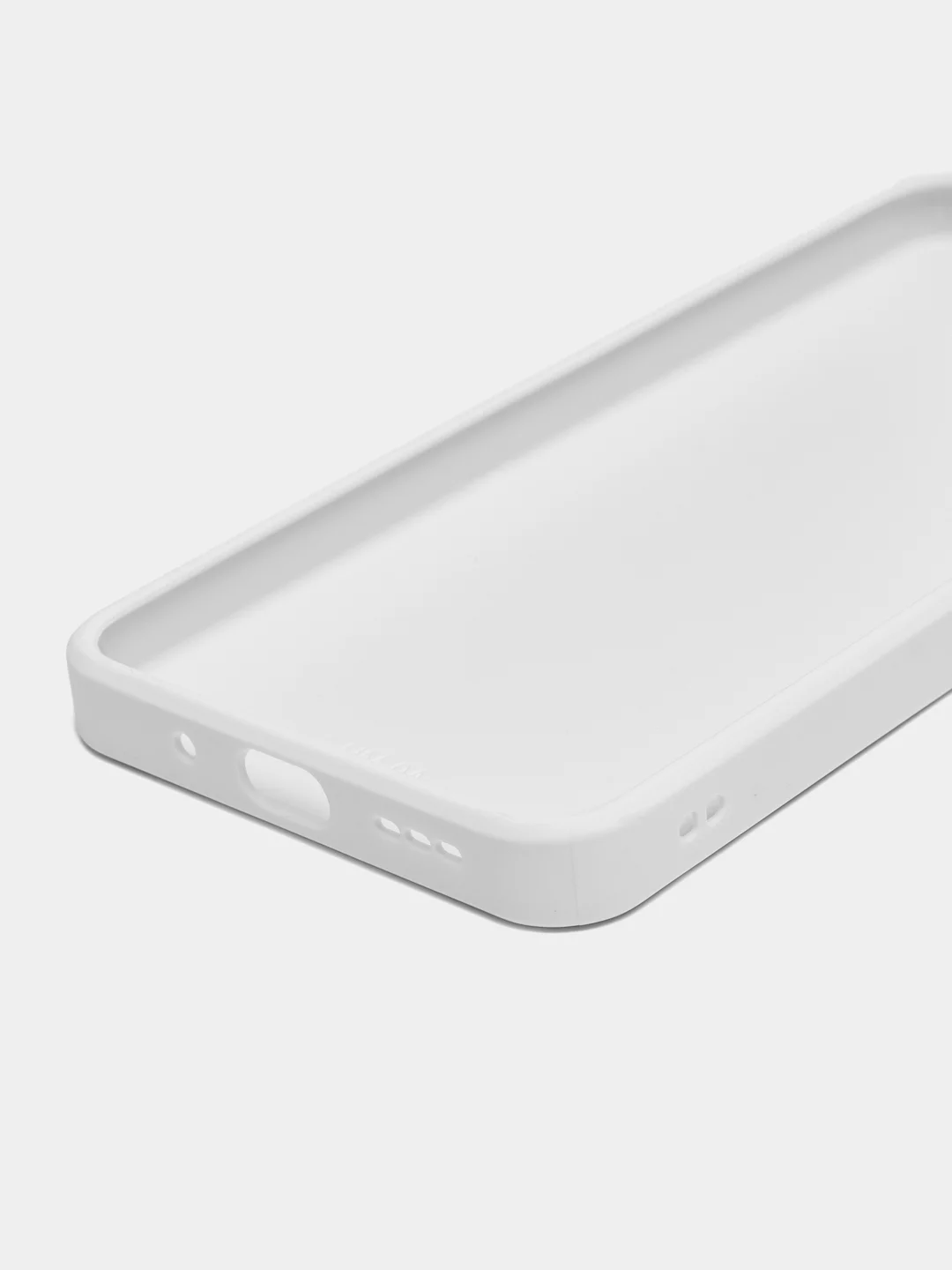 Белый чехол Xiaomi Redmi 9A, Сяоми Редми 9А, пластиковый под стекло