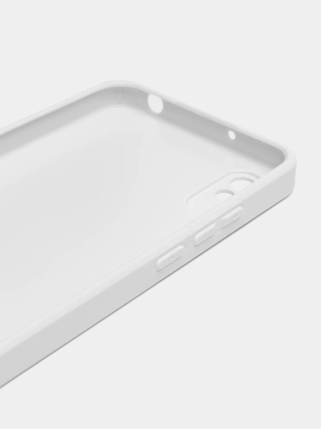 Белый чехол Xiaomi Redmi 9A, Сяоми Редми 9А, пластиковый под стекло