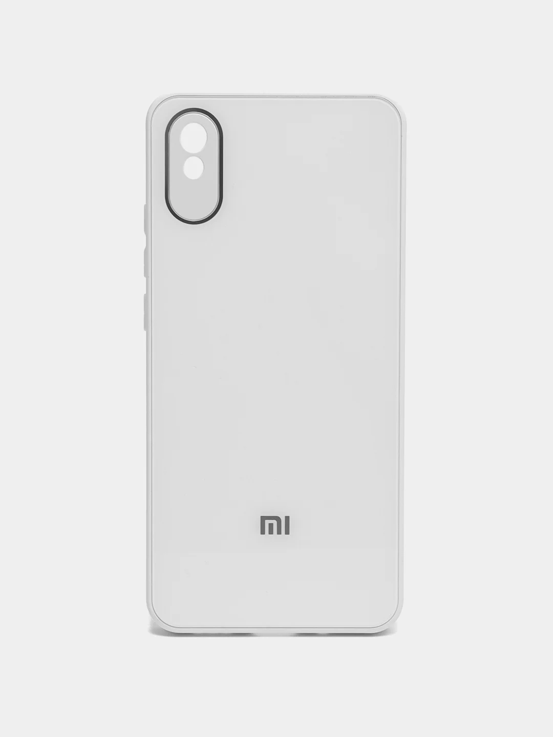 Белый чехол Xiaomi Redmi 9A, Сяоми Редми 9А, пластиковый под стекло
